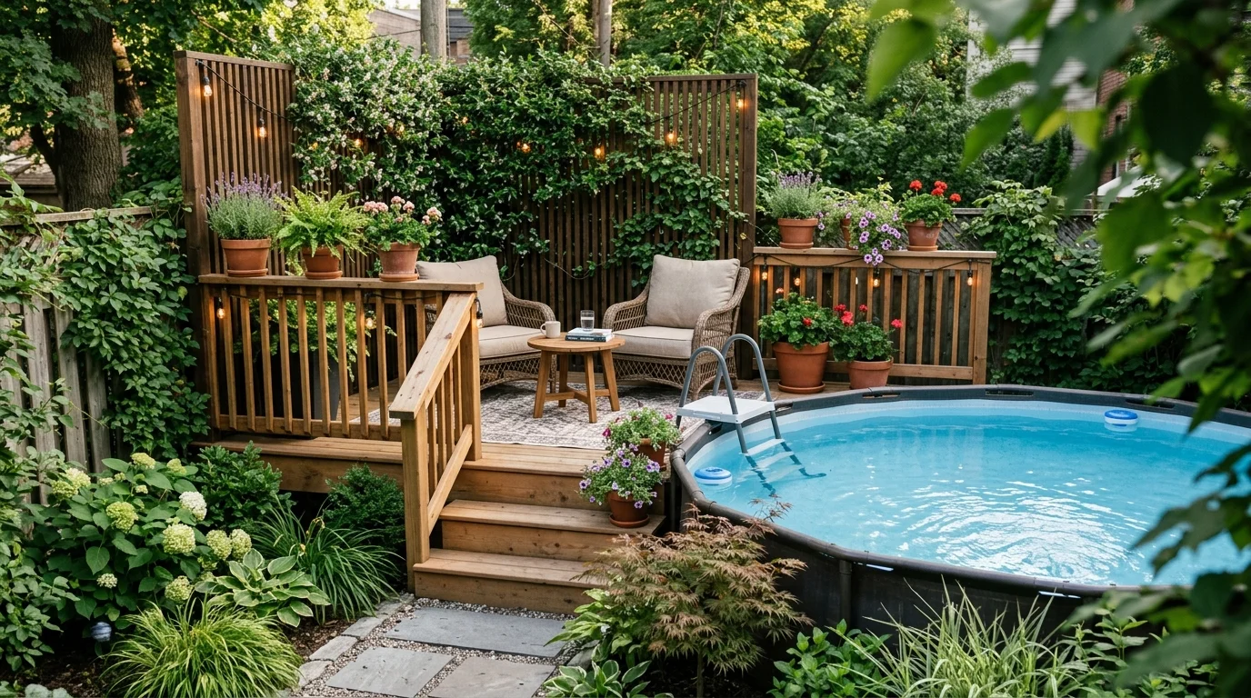 Minimal Modern Pool Surround